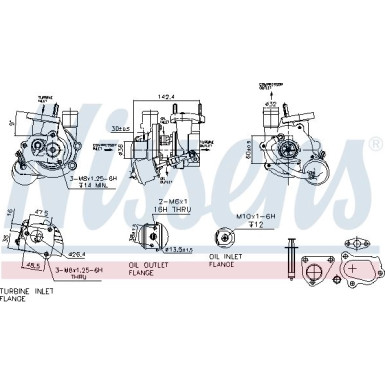 Nissens Turbolader 93134