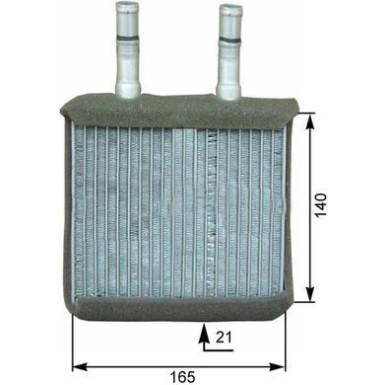 Mahle Wärmetauscher, Innenraumheizung BEHR Premium Line AH 171 000P
