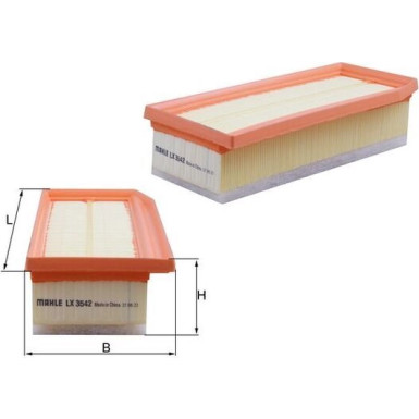 Knecht Luftfilter LX 3542 Knecht Luftfilter LX 3542