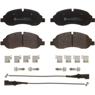Brembo Bremsbelagsatz, Scheibenbremse PRIME LINE P 24 171 Brembo Bremsbelagsatz, Scheibenbremse PRIME LINE P 24 171