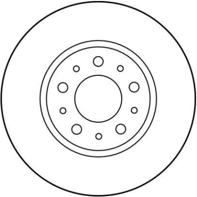 Bremsscheibe DF1697 Bremsscheibe DF1697