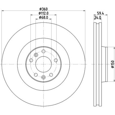 Bremsscheibe 8DD 355 128-091 Bremsscheibe 8DD 355 128-091