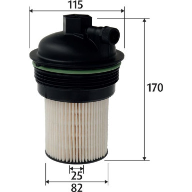 Kraftstofffilter 587950 Kraftstofffilter 587950