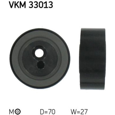 SKF Spannrolle, Keilrippenriemen VKM 33013