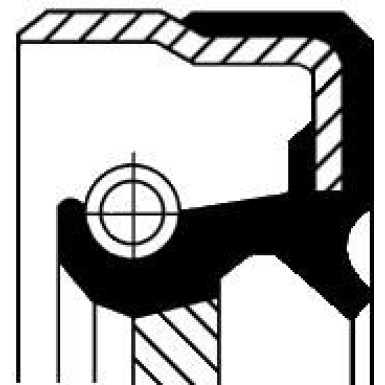 Corteco Wellendichtring, Schaltgetriebe 01035029B