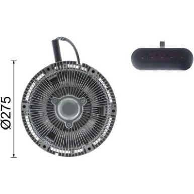 Mahle Kupplung, Kühlerlüfter BEHR Premium Line CFC 97 000P