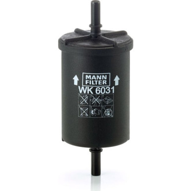 MANN-FILTER WK 6031 Kraftstofffilter Leitungsfilter, 8mm MANN-FILTER WK 6031 Kraftstofffilter Leitungsfilter, 8mm