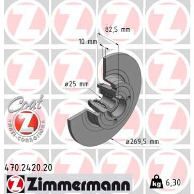 Bremsscheibe 470.2420.20