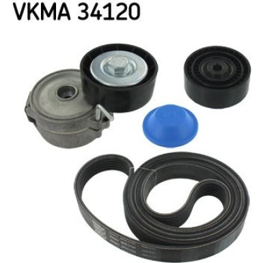 SKF Keilrippenriemensatz VKMA 34120