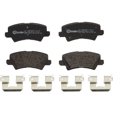 Brembo Bremsbelagsatz, Scheibenbremse PRIME LINE P 30 111 Brembo Bremsbelagsatz, Scheibenbremse PRIME LINE P 30 111