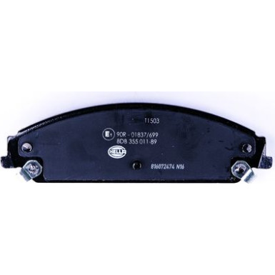 Hella Bremsbelagsatz, Scheibenbremse 8DB 355 011-891 Hella Bremsbelagsatz, Scheibenbremse 8DB 355 011-891