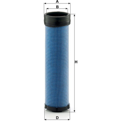 Mann-Filter Sekundärluftfilter CF 980/2 Mann-Filter Sekundärluftfilter CF 980/2