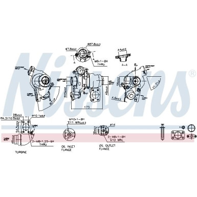Nissens Turbolader 93061