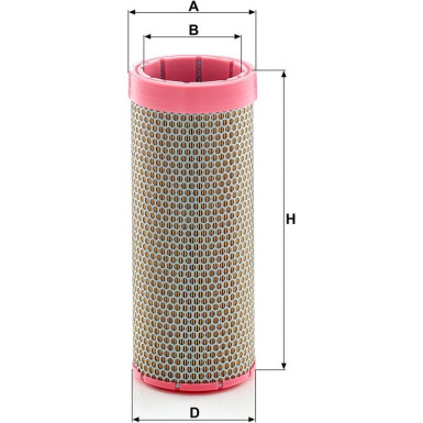 Sekundärluftfilter CF 17 007