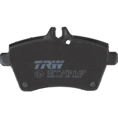 TRW Bremsbelagsatz, Scheibenbremse COTEC GDB1629 TRW Bremsbelagsatz, Scheibenbremse COTEC GDB1629