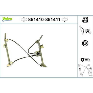 Valeo Fensterheber 851411