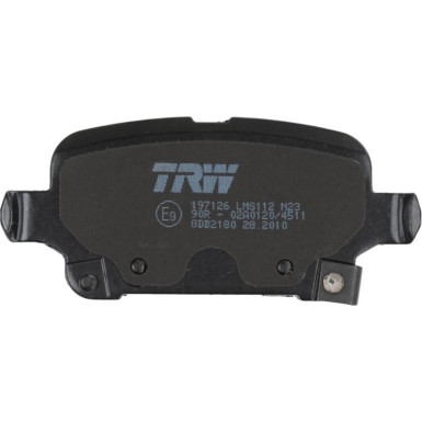 TRW Bremsbelagsatz, Scheibenbremse GDB2180 TRW Bremsbelagsatz, Scheibenbremse GDB2180
