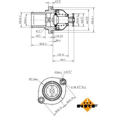 NRF Thermostat, Kühlmittel EASY FIT 725035
