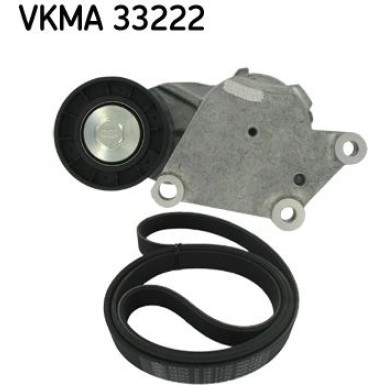 SKF Keilrippenriemensatz VKMA 33222