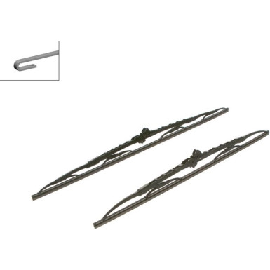 BOSCH 543 Scheibenwischer Twin 3 397 001 543 BOSCH 543 Scheibenwischer Twin 3 397 001 543