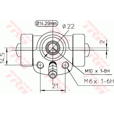 Radbremszylinder BWA108 Radbremszylinder BWA108