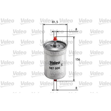 Valeo Kraftstofffilter 587006