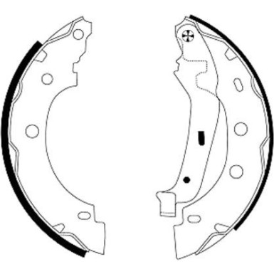 Bremsbackensatz 91052800 Bremsbackensatz 91052800