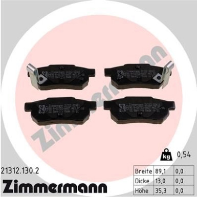 Bremsbelagsatz, Scheibenbremse 21312.130.2 Bremsbelagsatz, Scheibenbremse 21312.130.2