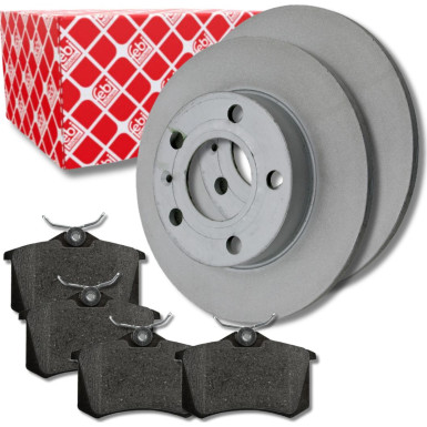 FEBI 23570 Bremsscheibe 245mm + 6488 Bremsbeläge Hinterachse FEBI 23570 Bremsscheibe 245mm + 6488 Bremsbeläge Hinterachse