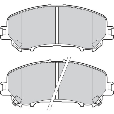 Valeo Bremsbelagsatz, Scheibenbremse 601415 Valeo Bremsbelagsatz, Scheibenbremse 601415