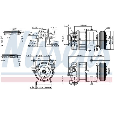 Kompressor, Klimaanlage 89590 Kompressor, Klimaanlage 89590