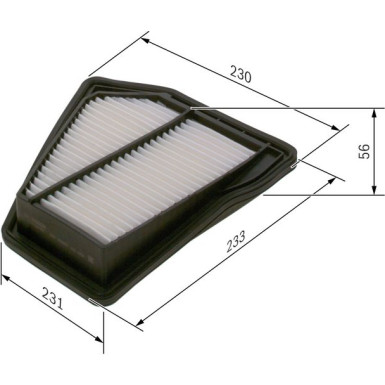 BOSCH F 026 400 494 Luftfilter
