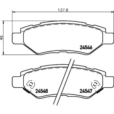 Brembo Bremsbelagsatz, Scheibenbremse PRIME LINE P 09 014 Brembo Bremsbelagsatz, Scheibenbremse PRIME LINE P 09 014