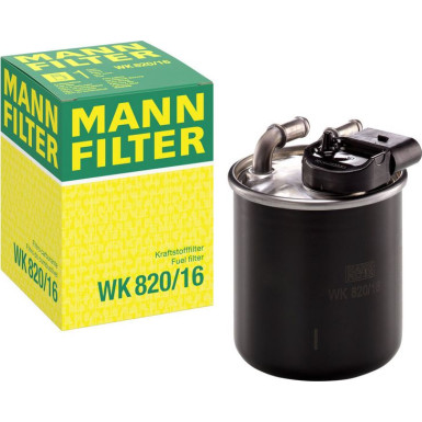 Mann-Filter Kraftstofffilter WK 820/16 Mann-Filter Kraftstofffilter WK 820/16