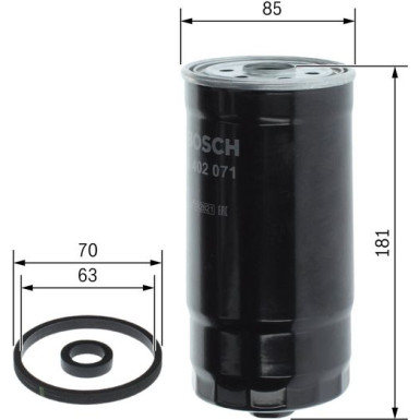 Kraftstofffilter F 026 402 071 Kraftstofffilter F 026 402 071