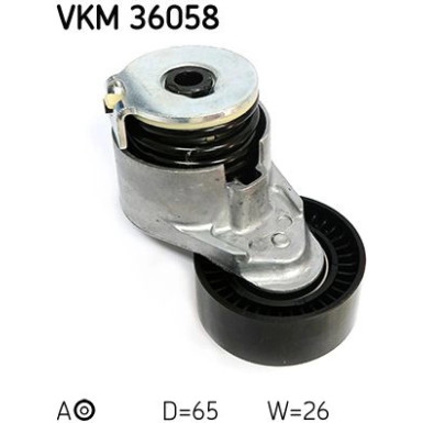 SKF Spannrolle, Keilrippenriemen VKM 36058