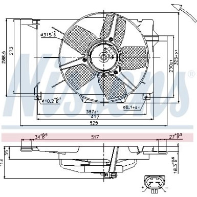 Lüfter, Motorkühlung 85005 Lüfter, Motorkühlung 85005