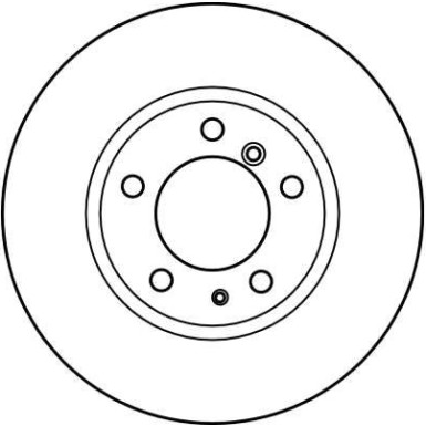TRW Bremsscheibe DF2555 TRW Bremsscheibe DF2555