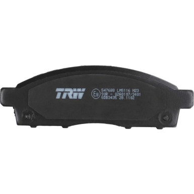 TRW Bremsbelagsatz, Scheibenbremse COTEC GDB3435