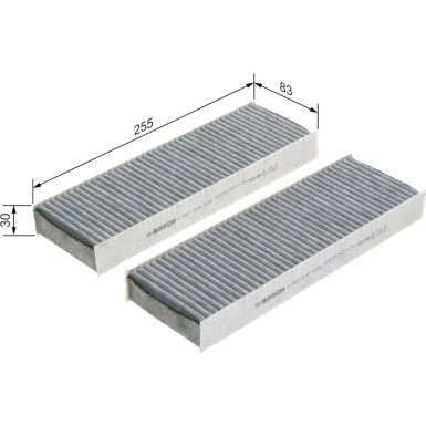 Filter, Innenraumluft 1 987 435 608 Filter, Innenraumluft 1 987 435 608