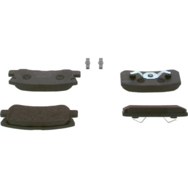 BOSCH Bremsbelagsatz, Scheibenbremse 0 986 424 717 BOSCH Bremsbelagsatz, Scheibenbremse 0 986 424 717