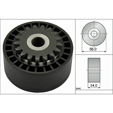 INA Spannrolle, Keilrippenriemen 531 0744 10