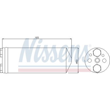 Nissens Trockner, Klimaanlage 95425