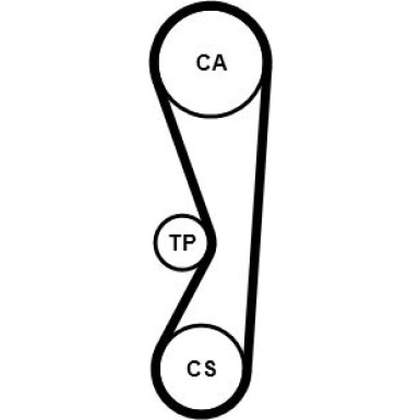 ContiTech Zahnriemen CT898