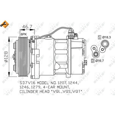 Kompressor, Klimaanlage 32168 Kompressor, Klimaanlage 32168