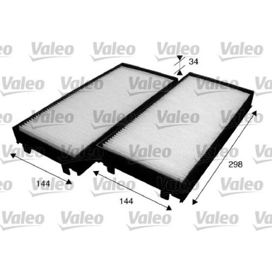 Valeo Filter, Innenraumluft VALEO ESSENTIAL 715583 Valeo Filter, Innenraumluft VALEO ESSENTIAL 715583