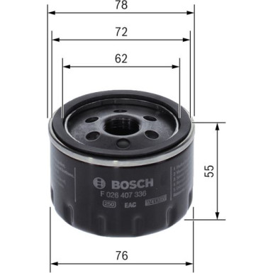 Ölfilter F 026 407 336