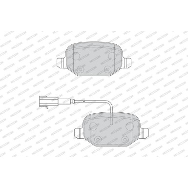Ferodo Bremsbelagsatz, Scheibenbremse PREMIER ECO FRICTION FDB4692