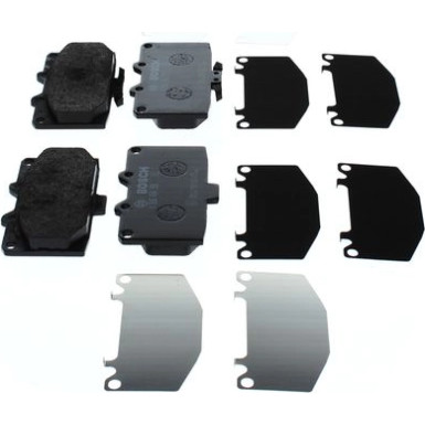 BOSCH Bremsbelagsatz, Scheibenbremse 0 986 494 398