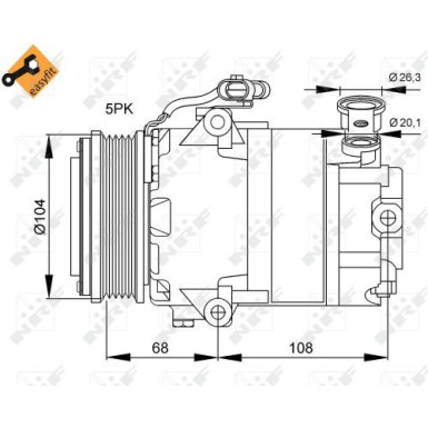 Kompressor, Klimaanlage 32082 Kompressor, Klimaanlage 32082